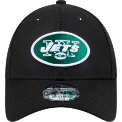 Hats|Men^New York Jets Men's New Era Black The League 9FORTY Adjustable Hat