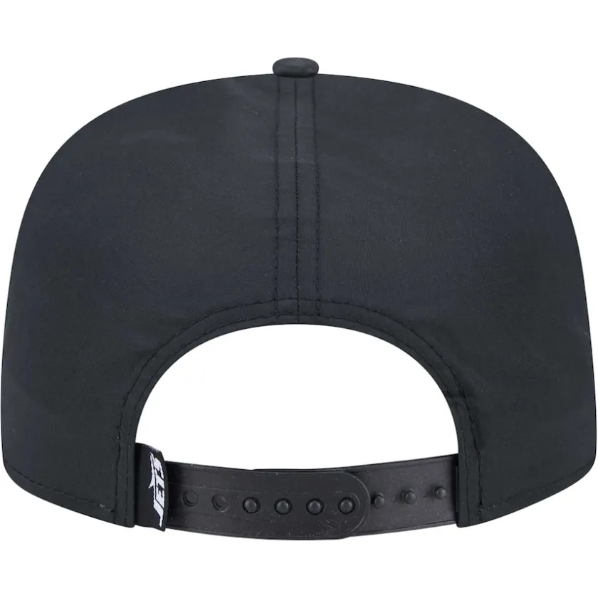 Hats|Men^New York Jets Men's New Era Black Hydro A-Frame 9FIFTY Snapback Hat