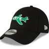 Adjustable^New York Jets Men's New Era Black The League Throwback 9FORTY Adjustable Hat