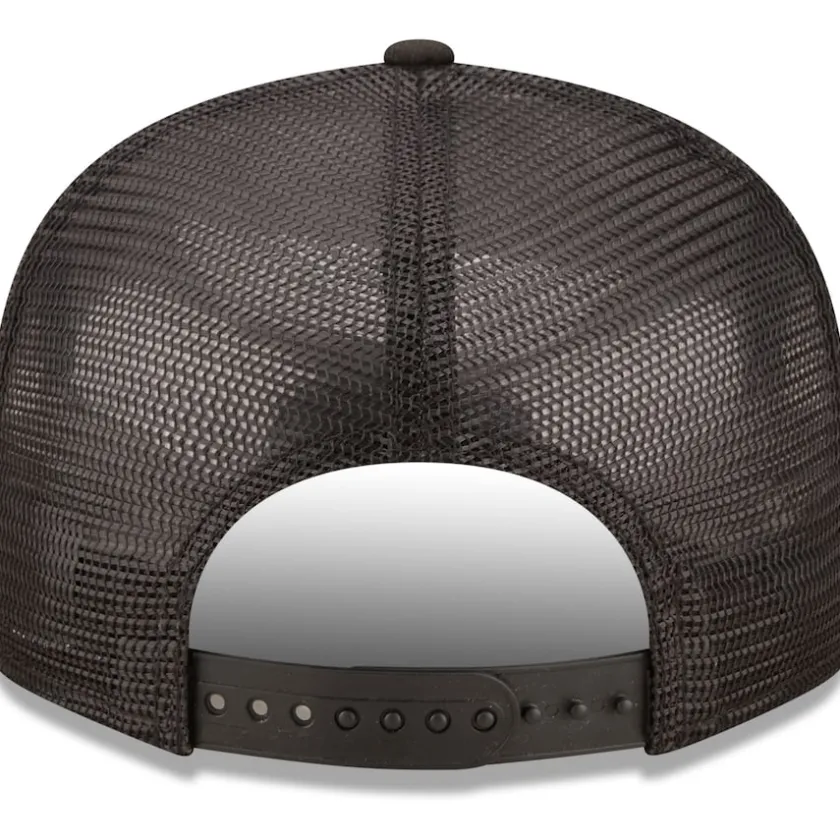 Snapback^New York Jets Men's New Era Black Classic 9FIFTY Trucker Snapback Hat