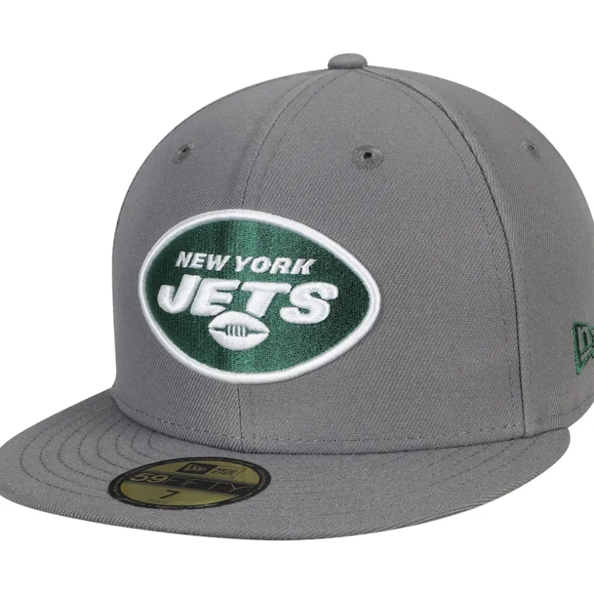 Fitted^New York Jets Men's New Era Graphite Storm 59FIFTY Fitted Hat