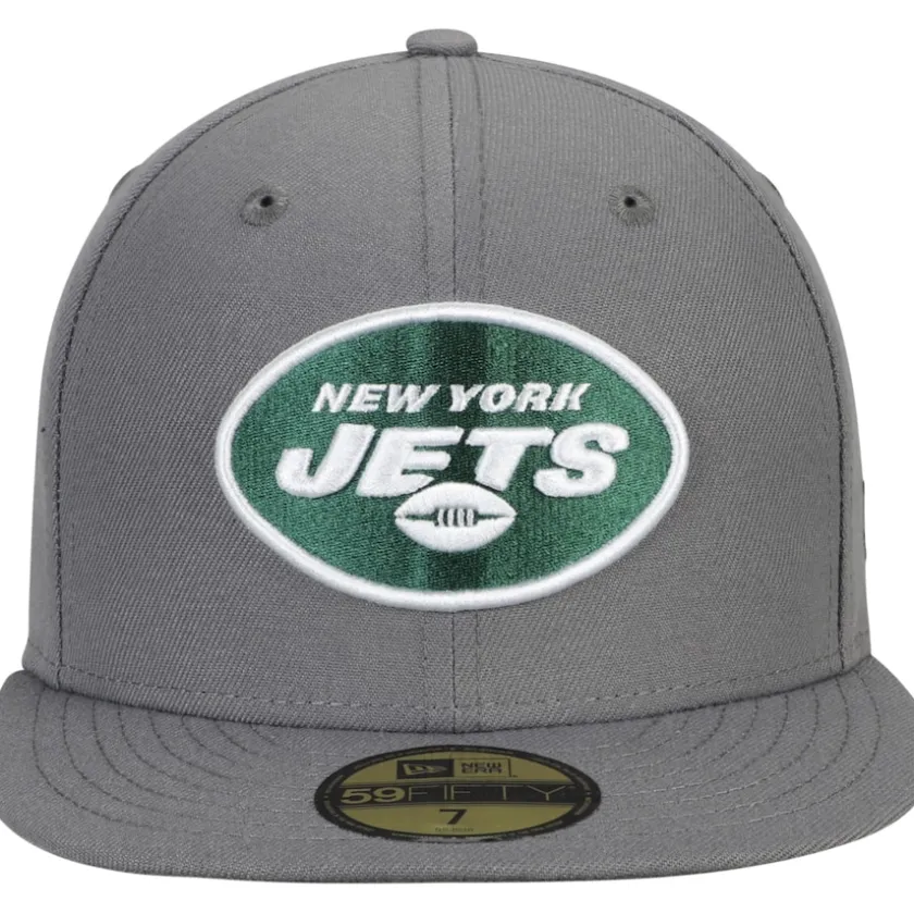 Fitted^New York Jets Men's New Era Graphite Storm 59FIFTY Fitted Hat