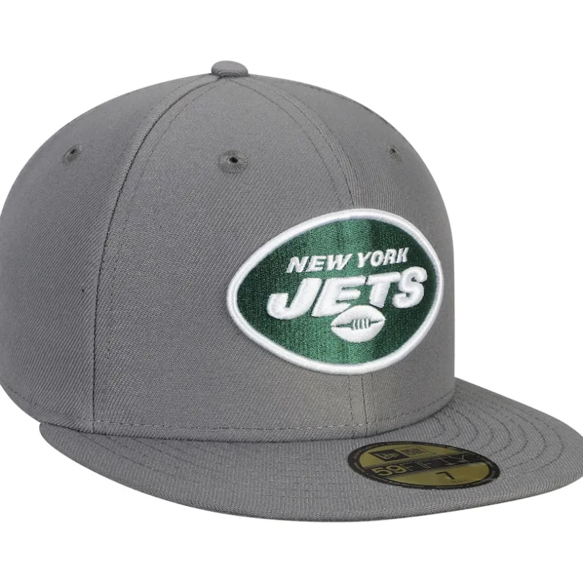 Fitted^New York Jets Men's New Era Graphite Storm 59FIFTY Fitted Hat