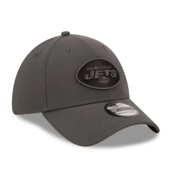 Flex^New York Jets Men's New Era Graphite Classic 39THIRTY Flex Hat