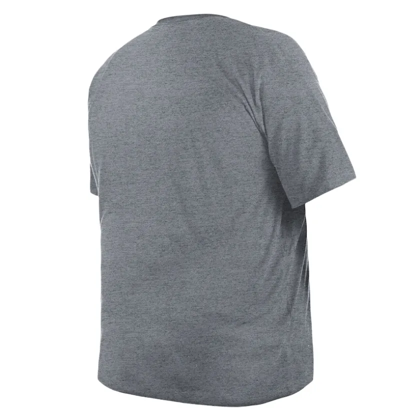 Big & Tall^New York Jets Men's New Era Gray Big & Tall Helmet Historic Mark T-Shirt