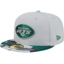 Fitted^New York Jets Men's New Era Gray Active Camo 59FIFTY Fitted Hat