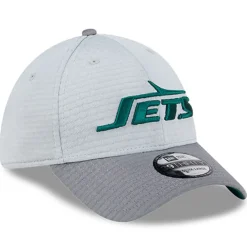 Flex^New York Jets Men's New Era Gray 2024 NFL Training Camp 39THIRTY Flex Hat
