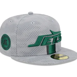 Fitted^New York Jets Men's New Era Gray 2024 Sideline 59FIFTY Fitted Hat
