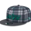 Hats|Men^New York Jets Men's New Era Gray 2024 Sideline Statement 9FIFTY Snapback Hat