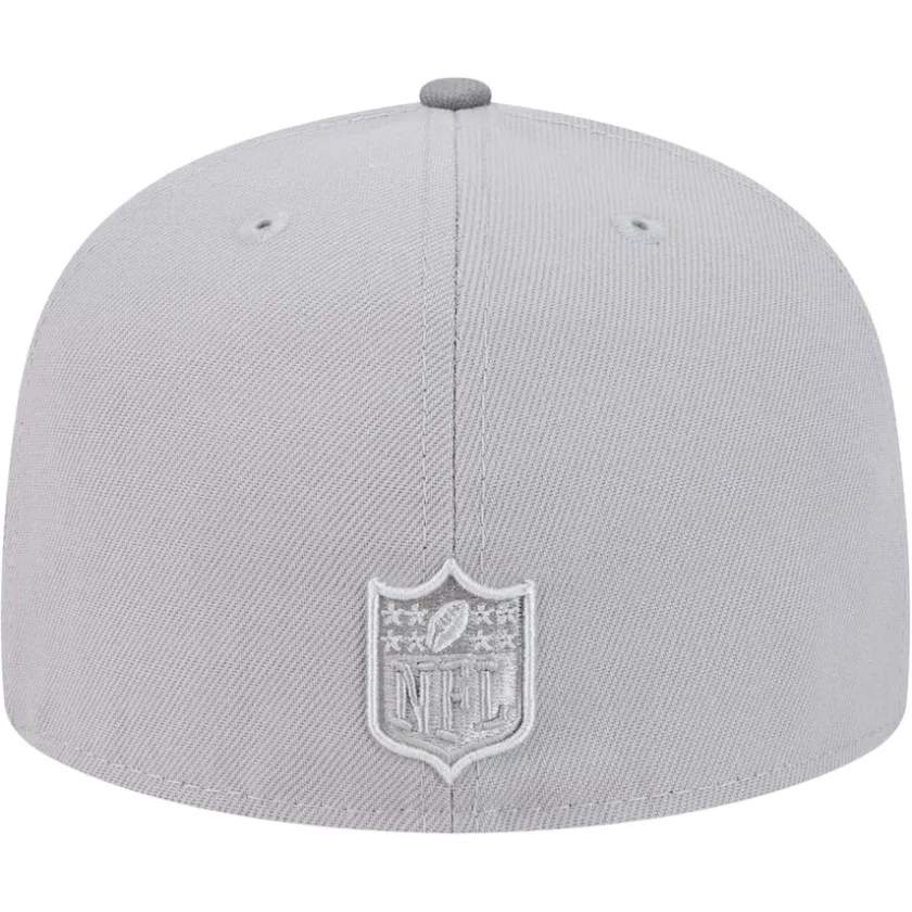 Fitted^New York Jets Men's New Era Gray/Graphite Iron Cloud 59FIFTY Fitted Hat