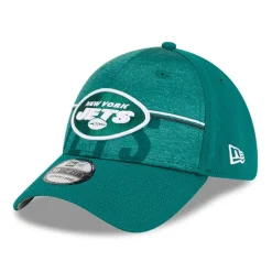 Flex^New York Jets Men's New Era Green 2023 NFL Training Camp 39THIRTY Flex Fit Hat