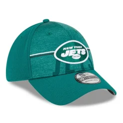 Flex^New York Jets Men's New Era Green 2023 NFL Training Camp 39THIRTY Flex Fit Hat