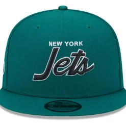 Snapback^New York Jets Men's New Era Green Main Script 9FIFTY Snapback Hat
