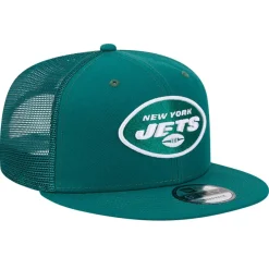 Snapback^New York Jets Men's New Era Green Main Trucker 9FIFTY Snapback Hat
