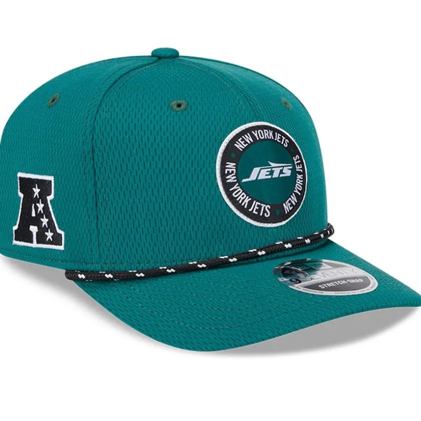 Hats|Men^New York Jets Men's New Era Green 2024 Sideline 9SEVENTY Stretch-Snap Hat