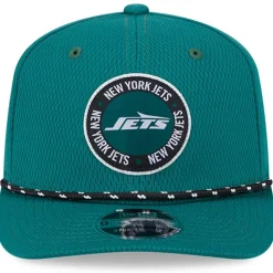 Hats|Men^New York Jets Men's New Era Green 2024 Sideline 9SEVENTY Stretch-Snap Hat