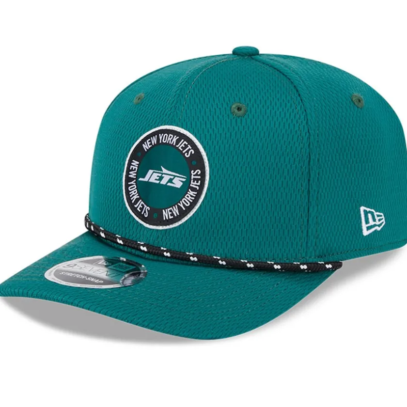 Hats|Men^New York Jets Men's New Era Green 2024 Sideline 9SEVENTY Stretch-Snap Hat