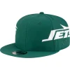 Snapback^New York Jets Men's New Era Green Helmet 9FIFTY Snapback Hat