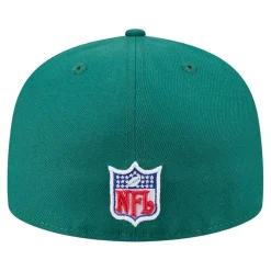 Hats|Men^New York Jets Men's New Era Green Throwback Main 59FIFTY Fitted Hat
