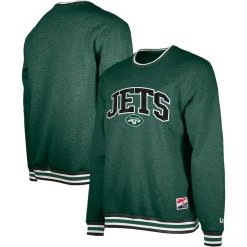 Sweatshirts & Fleece|Men^New York Jets Men's New Era Green Pullover Sweatshirt