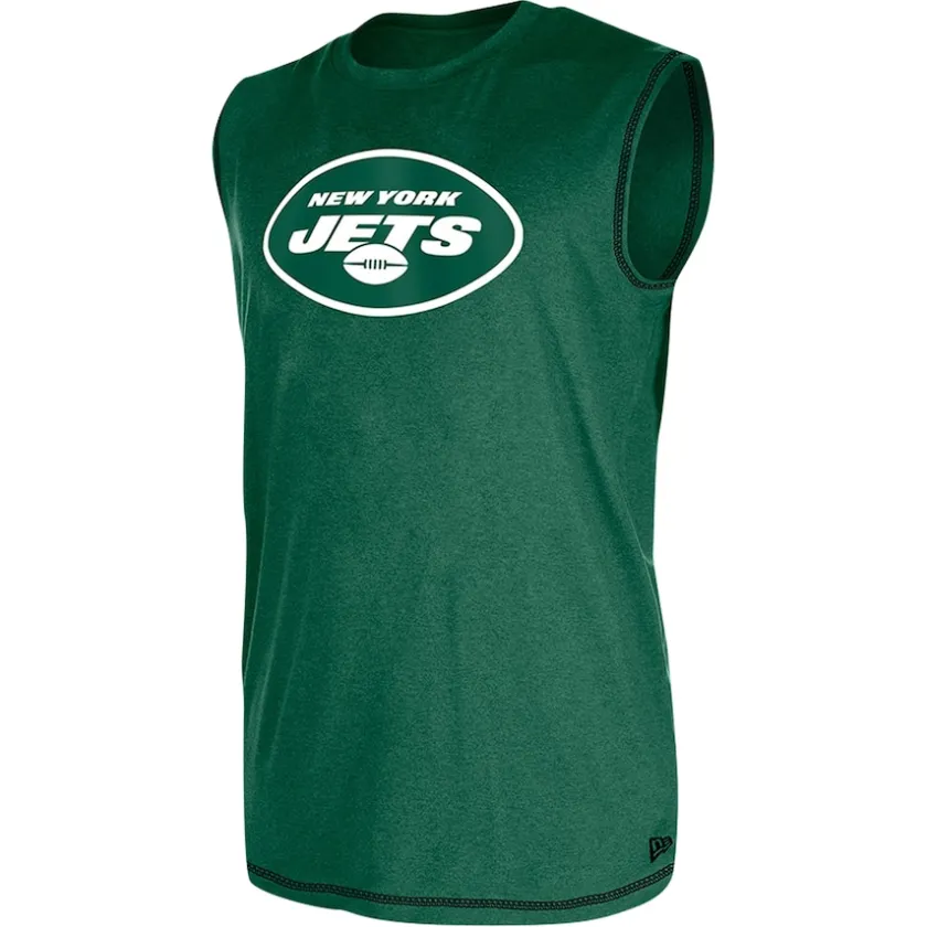 Tank Tops^New York Jets Men's New Era Green Tank Top