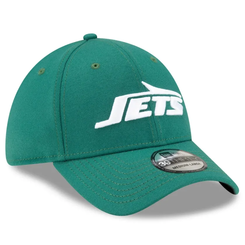 Hats|Men^New York Jets Men's New Era Green NFL Team Classic 39THIRTY Flex Hat