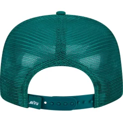Snapback^New York Jets Men's New Era Green Forum Trucker 9FIFTY Snapback Hat