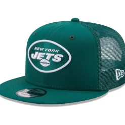 Adjustable|Snapback^New York Jets Men's New Era Green Classic Trucker 9FIFTY Snapback Hat