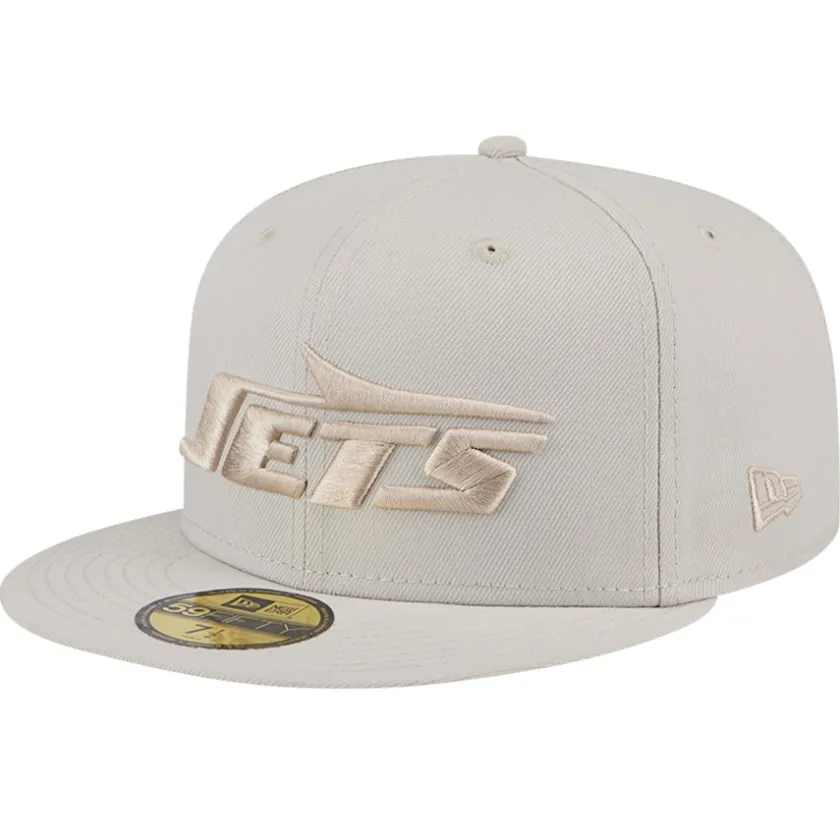 Fitted^New York Jets Men's New Era Stone Color Pack 59FIFTY Fitted Hat