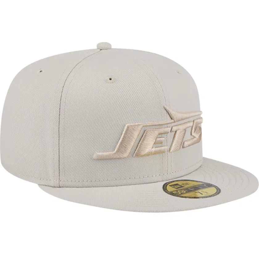 Fitted^New York Jets Men's New Era Stone Color Pack 59FIFTY Fitted Hat