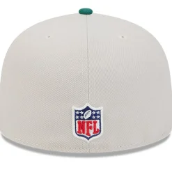 Hats|Men^New York Jets Men's New Era Stone/Green 2024 Sideline Historic 59FIFTY Fitted Hat