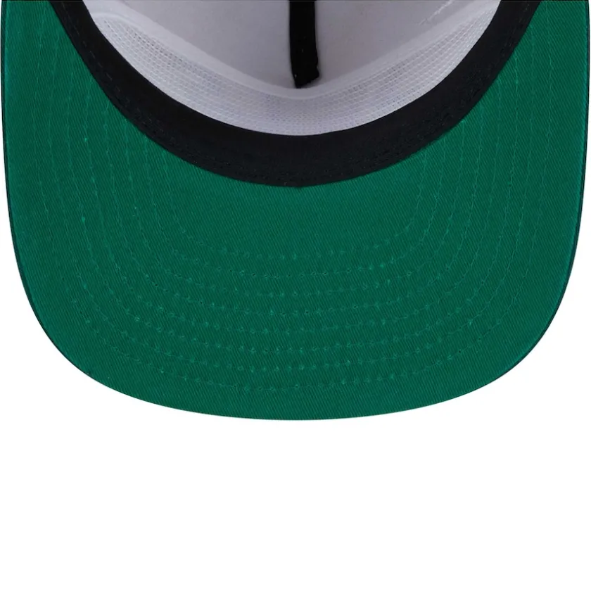 Snapback^New York Jets Men's New Era Stone/Green Athletic Golfer Snapback Hat