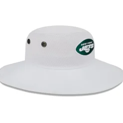 Bucket^New York Jets Men's New Era White 2023 NFL Training Camp Panama Bucket Hat