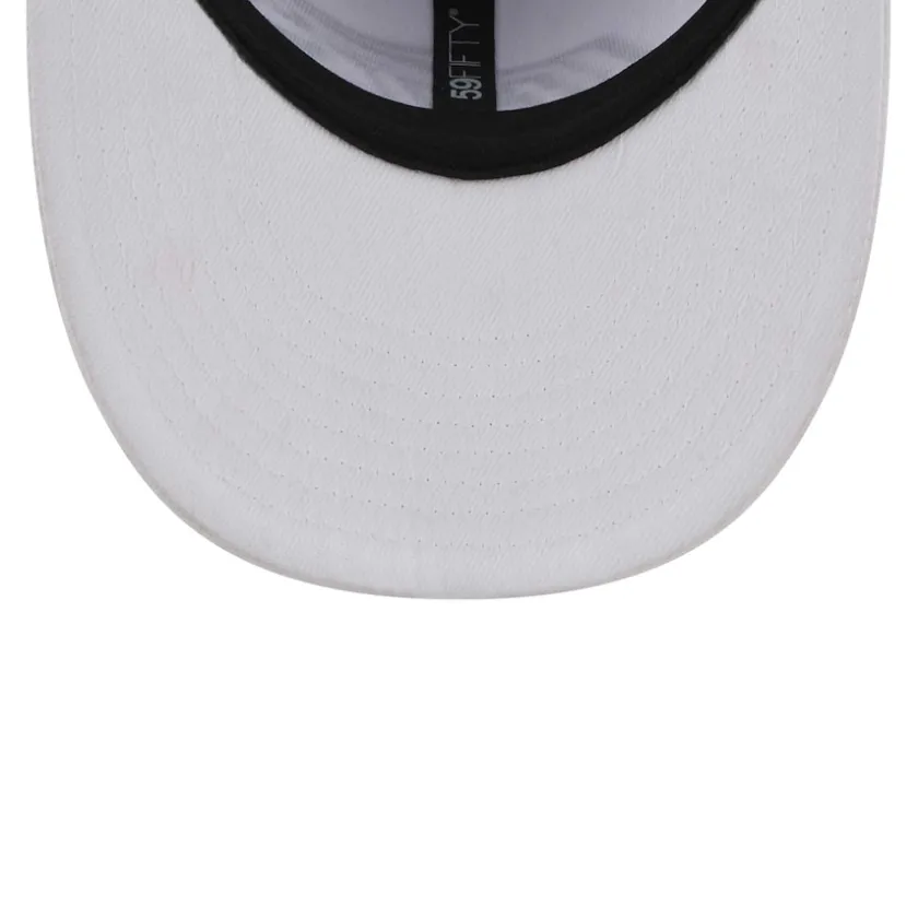 Fitted^New York Jets Men's New Era White Wordmark Omaha Low Profile 59FIFTY Fitted Hat