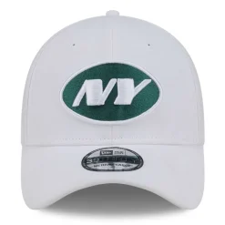 Flex^New York Jets Men's New Era White NFL Iced II 39THIRTY Flex Hat