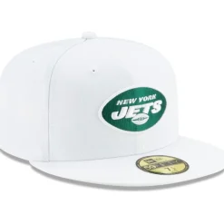 Hats|Men^New York Jets Men's New Era White Omaha 59FIFTY Fitted Hat