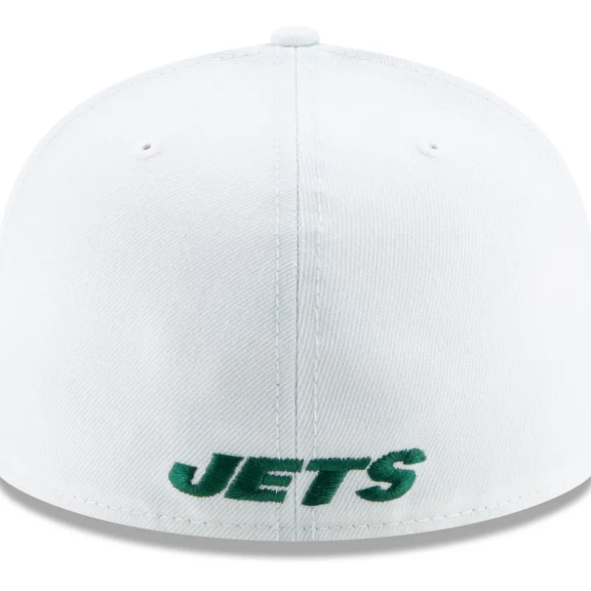 Hats|Men^New York Jets Men's New Era White Omaha 59FIFTY Fitted Hat