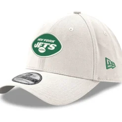 Flex^New York Jets Men's New Era White Iced II 39THIRTY Flex Hat