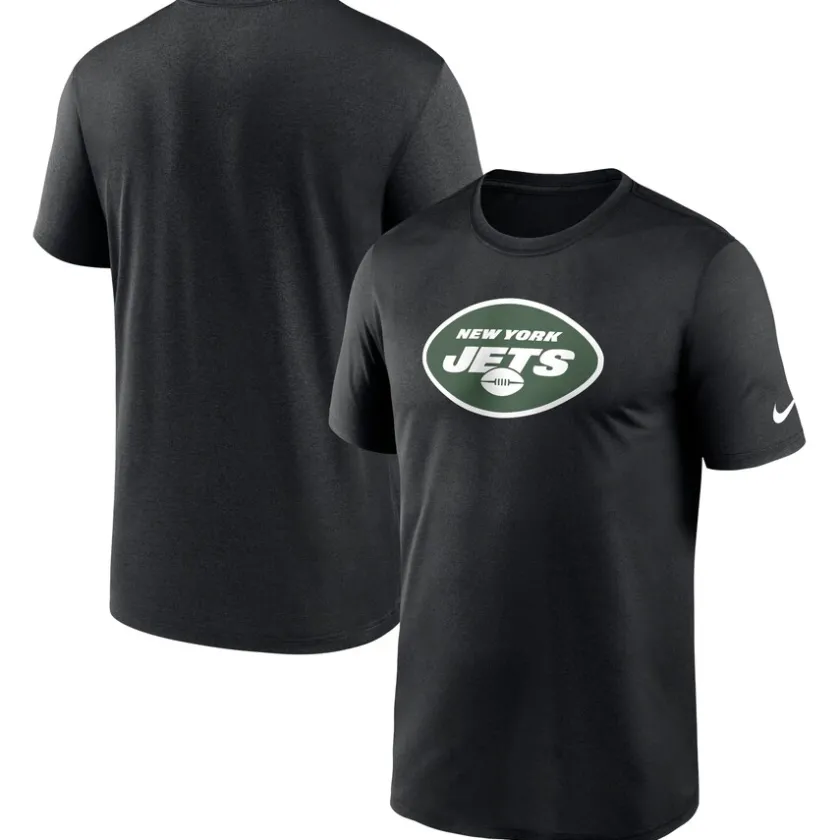 T-Shirts|Men^New York Jets Men's Nike Black