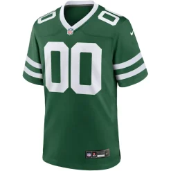 Jerseys|Men^New York Jets Men's Nike Legacy Green Custom Game Jersey