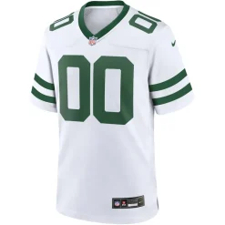 Jerseys|Men^New York Jets Men's Nike Legacy White Custom Game Jersey