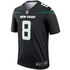 T-Shirts|Men^New York Jets Men's Nike Aaron Rodgers Black Alternate Legend Player Performance Top