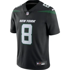 Jerseys|Men^New York Jets Men's Nike Aaron Rodgers Black Vapor Untouchable Limited Jersey