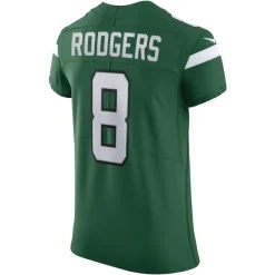 Jerseys|Men^New York Jets Men's Nike Aaron Rodgers Gotham Green Alternate Vapor F.U.S.E. Elite Jersey
