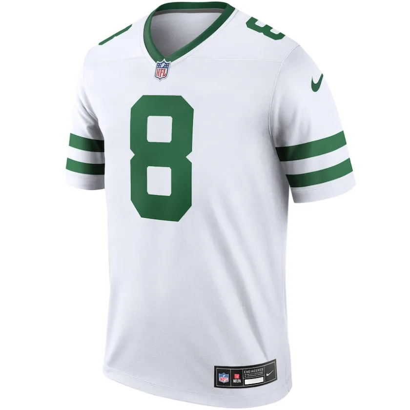Jerseys|Men^New York Jets Men's Nike Aaron Rodgers Legacy White Legend Player Performance Top