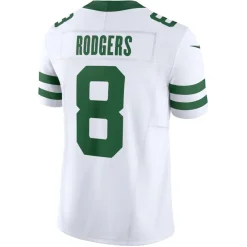 Jerseys|Men^New York Jets Men's Nike Aaron Rodgers Legacy White Vapor F.U.S.E. Limited Jersey