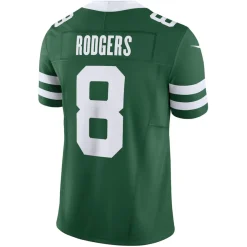 Jerseys|Men^New York Jets Men's Nike Aaron Rodgers Legacy Green Vapor F.U.S.E. Limited Jersey