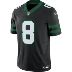 Jerseys|Men^New York Jets Men's Nike Aaron Rodgers Legacy Black Alternate Vapor F.U.S.E. Limited Jersey