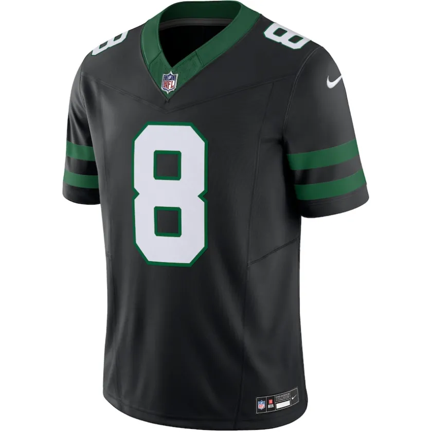 Jerseys|Men^New York Jets Men's Nike Aaron Rodgers Legacy Black Alternate Vapor F.U.S.E. Limited Jersey