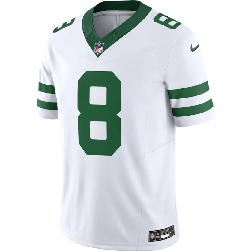 Nike Limited^New York Jets Men's Nike Aaron Rodgers Legacy White Vapor F.U.S.E. Limited Jersey